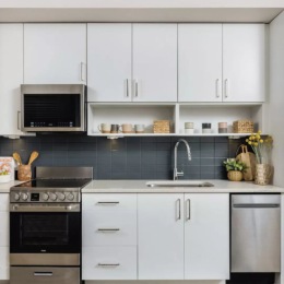 Blending modern design with top-of-the-line appliances, in your Gibson by Radius kitchen. Instagram post from @gibsonbyradius on December 03, 2023 11:11:34am